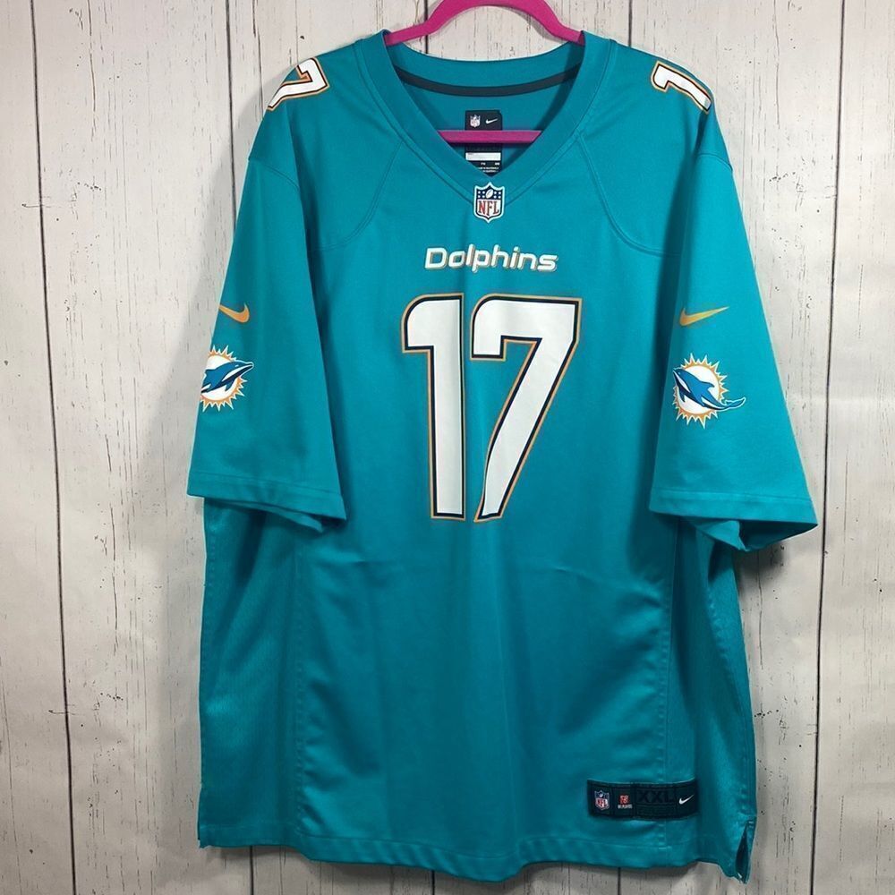 Miami Dolphins Ryan Tannehill # 17 Nike On Field Football Jersey Size XXL